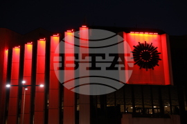 Световен ден на хемофилията - НДК - фасада - осветление