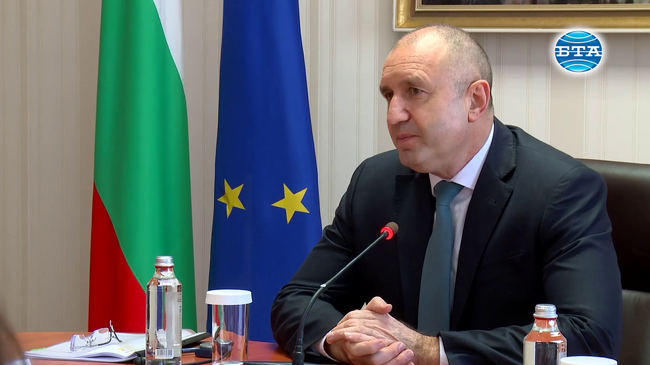 Президентът Румен Радев се срещна с членове на групата на Европейските консерватори и реформисти в Европейския парламент