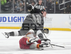 APTOPIX Flames Kings Hockey