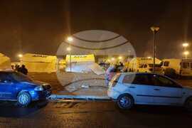 Турция - земетресение - Нурдагъ - бедстващи хора - палатков лагер