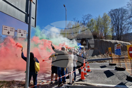 Рудозем - граница - протест