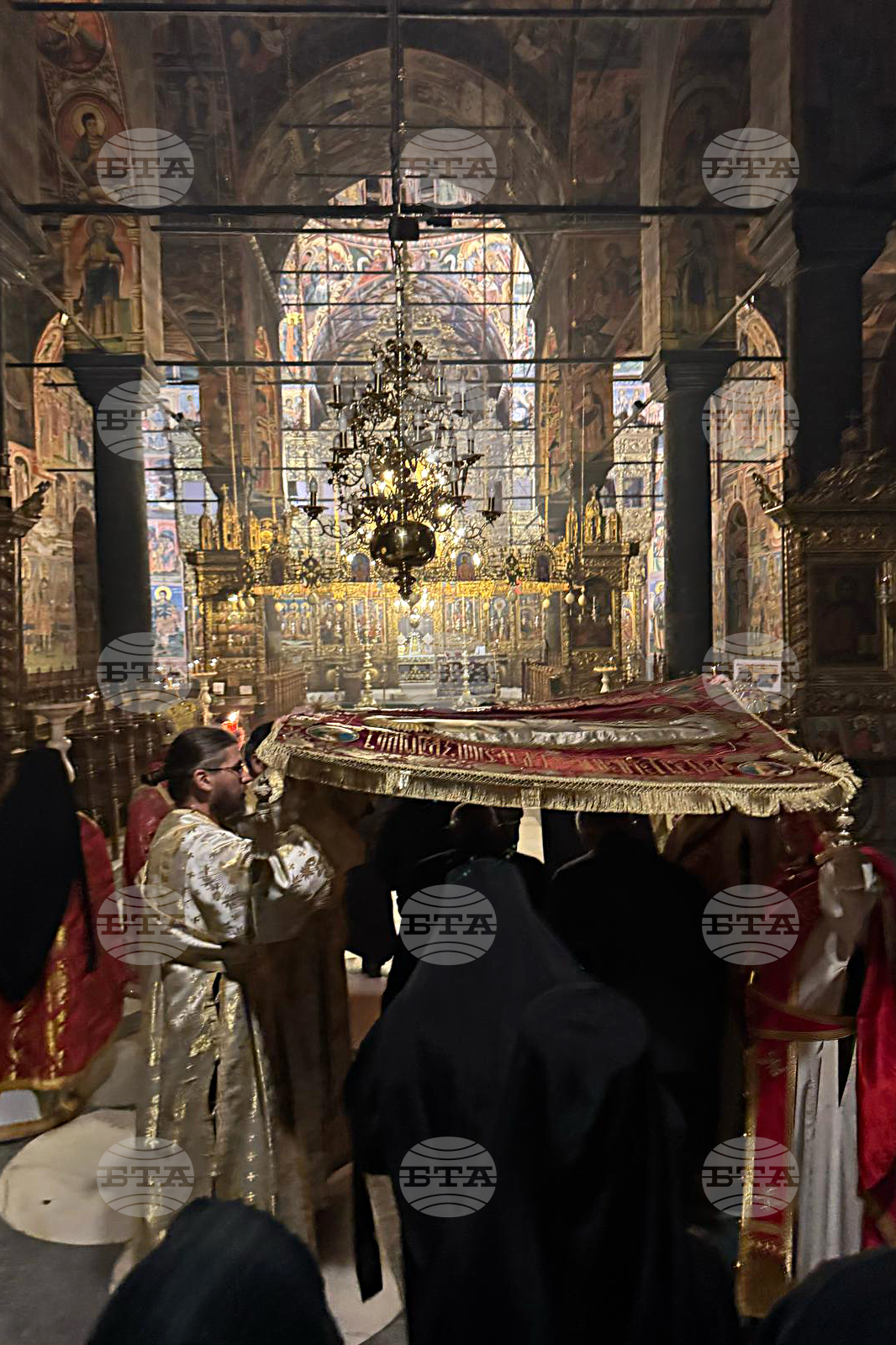 Рилски манастир - Разпети петък - Опело Христово
