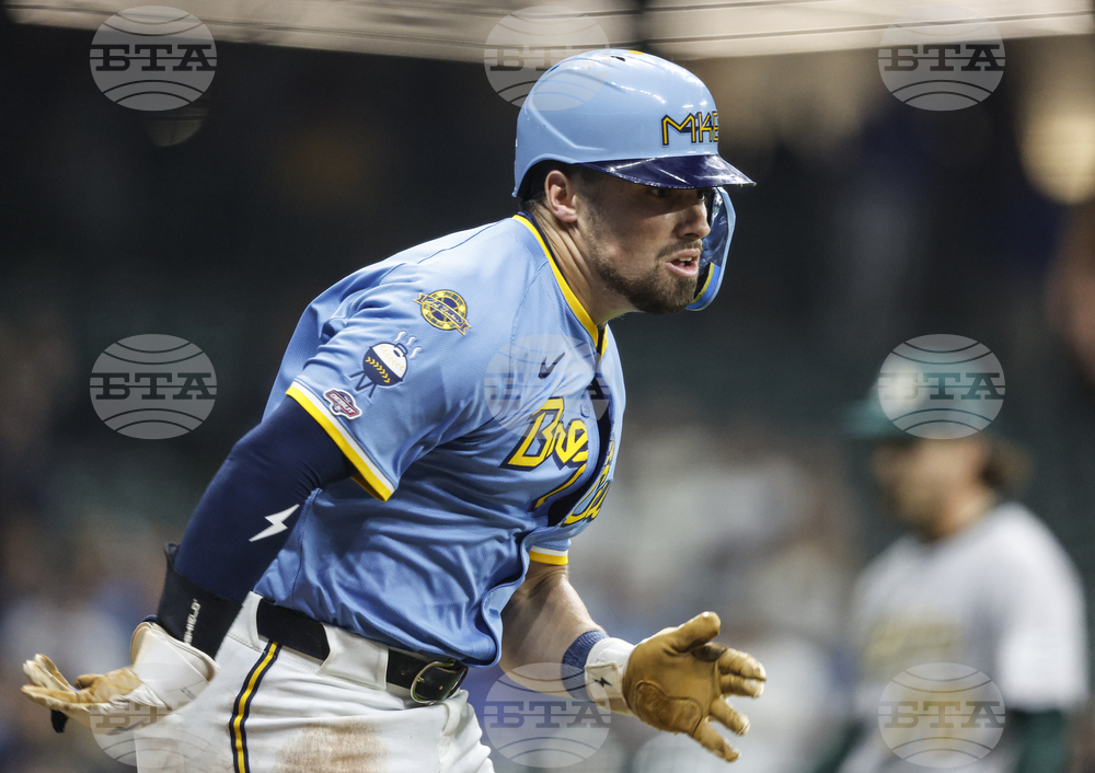Athletics Brewers Baseball