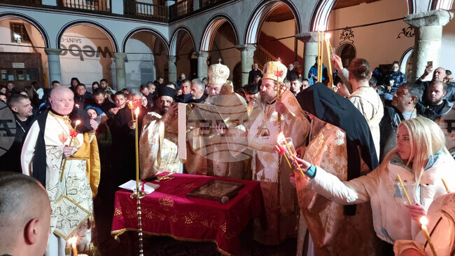 Рилски манастир - пасхално богослужение