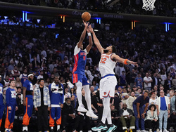 Pistons Knicks Basketball