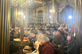 Турция - Истанбул - Великден - Желязна църква „Свети Стефан“ - празнично богослужение