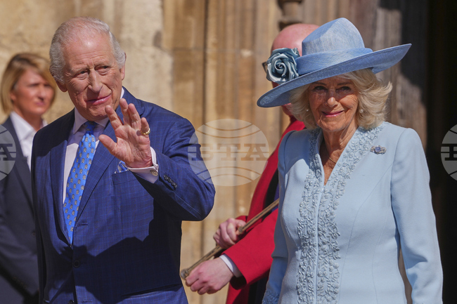 Британското кралско семейство се събра в замъка Уиндзор за великденската литургия, без Андрю Маунтбатън-Уиндзор