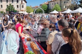 Враца - Великден - концерт - 100-метров козунак