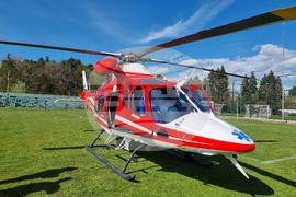 Гоце Делчев - медицински хеликоптер - пострадал