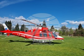 Гоце Делчев - медицински хеликоптер - пострадал