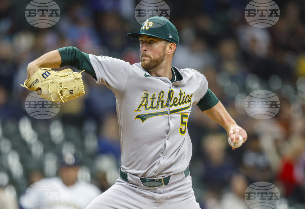Athletics Brewers Baseball