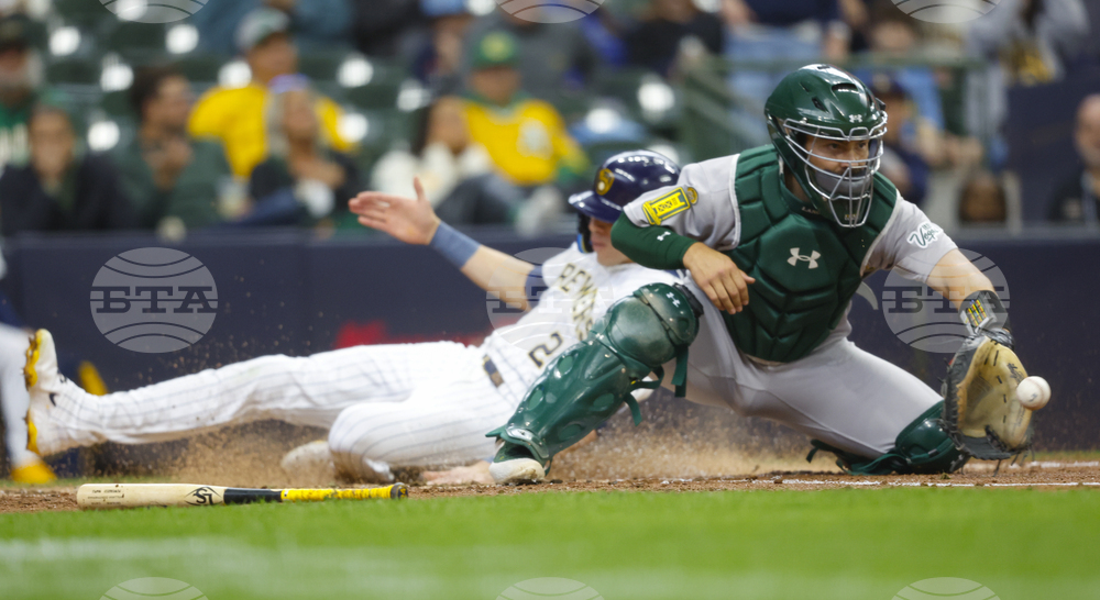 Athletics Brewers Baseball