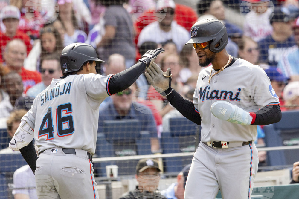 Marlins Phillies Baseball