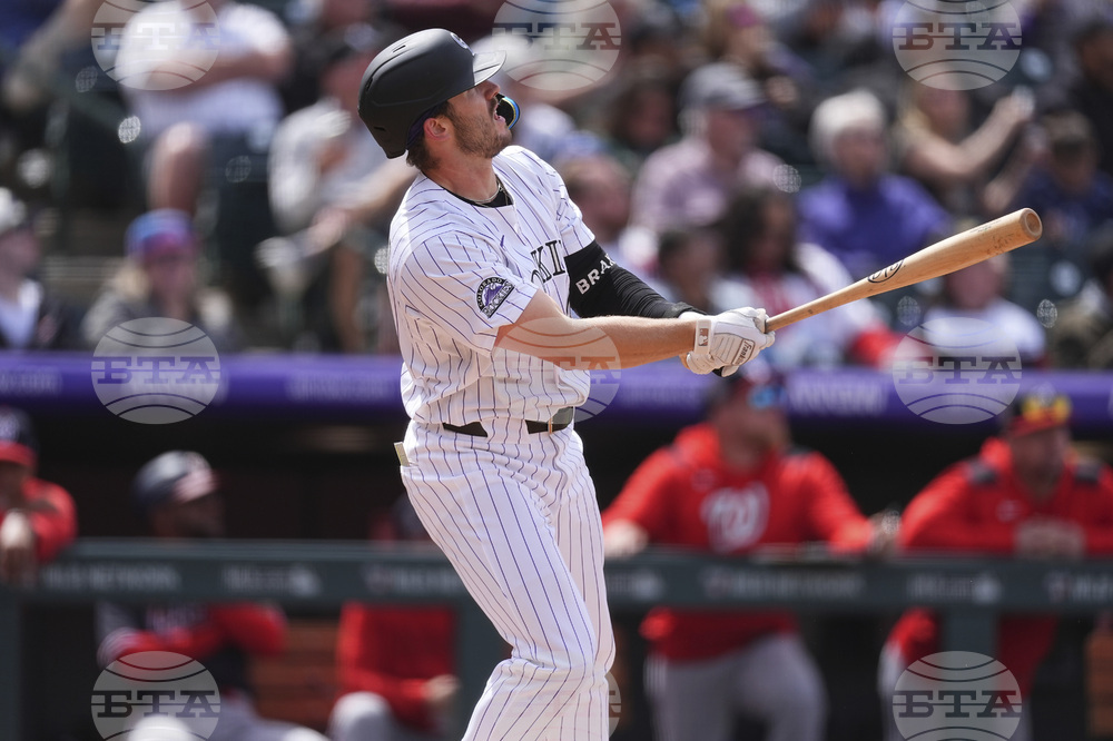 Nationals Rockies Baseball
