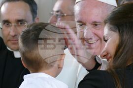 Раковски - папа Франциск - храм “Свети Архангел Михаил” - посещение 2019 г.