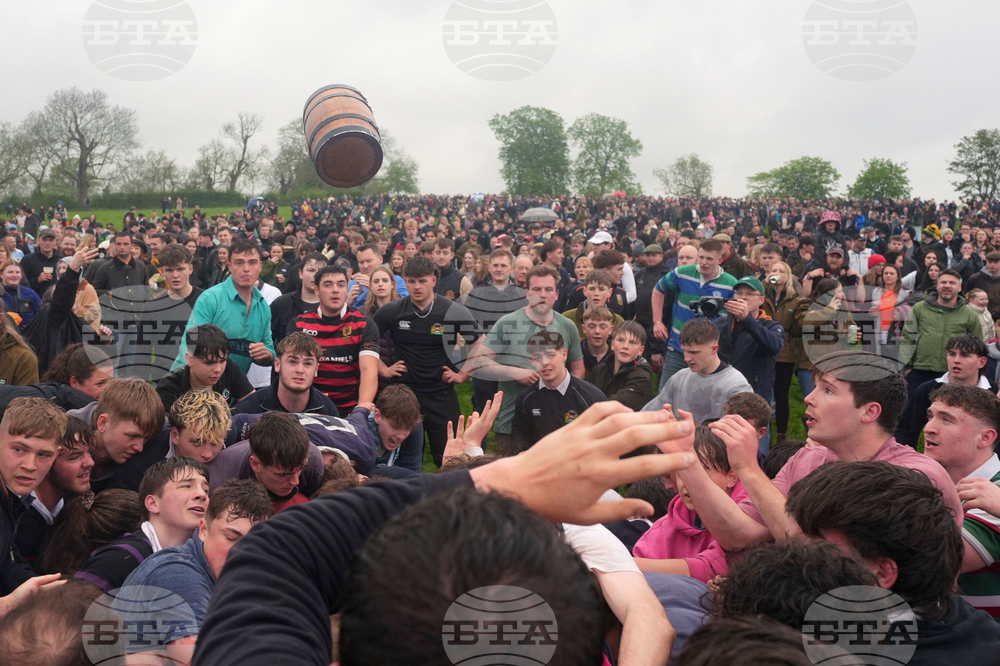 Britain Bottle Kicking