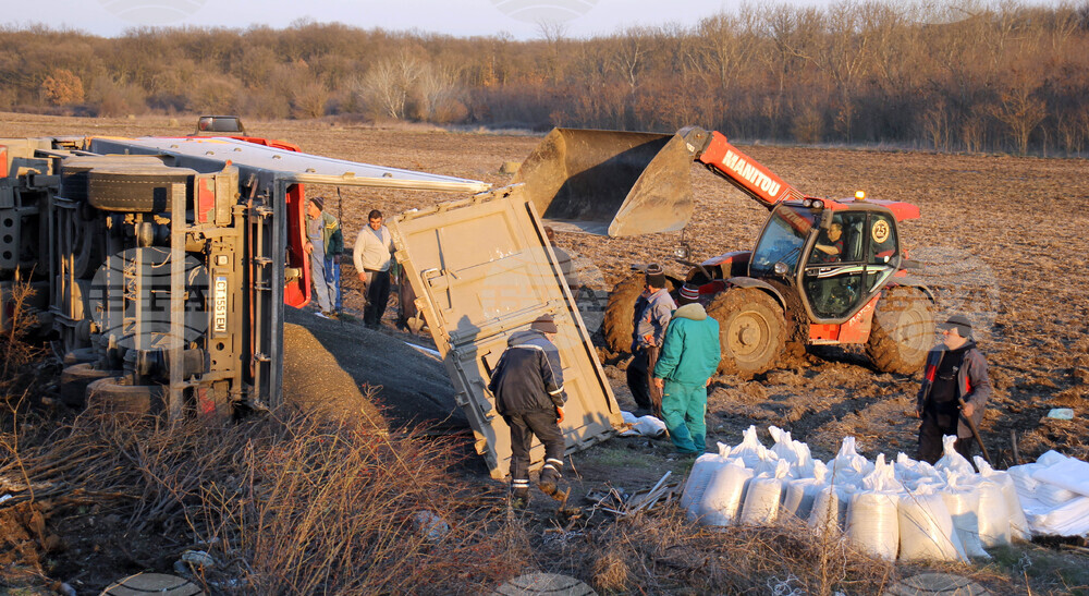 Село Добрич - тежкотоварен камион - катастрофа
