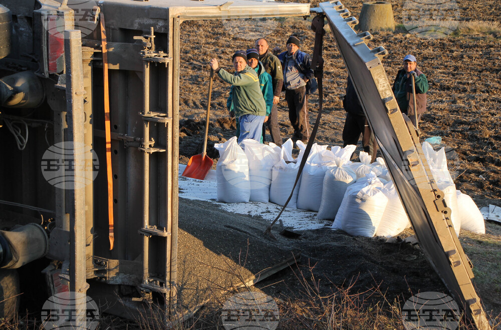 Село Добрич - тежкотоварен камион - катастрофа