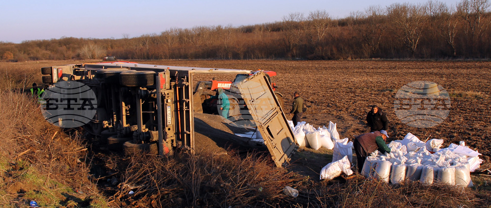 Село Добрич - тежкотоварен камион - катастрофа