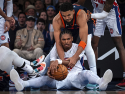 Pistons Knicks Basketball