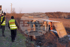Село Добрич - тежкотоварен камион - катастрофа