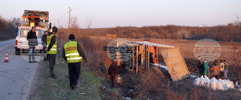Село Добрич - тежкотоварен камион - катастрофа