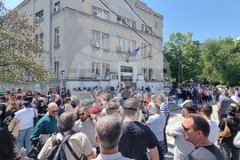 Република Северна Македония - протест на служителите от Министерството на културата в Северна Македония