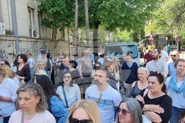 Република Северна Македония - протест на служителите от Министерството на културата в Северна Македония