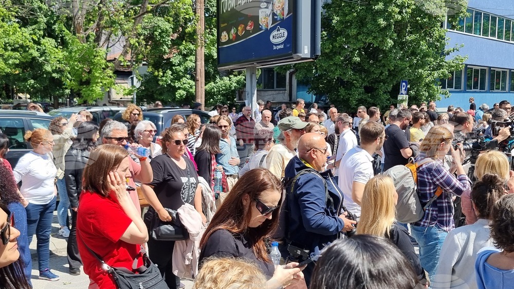 Република Северна Македония - протест на служителите от Министерството на културата в Северна Македония