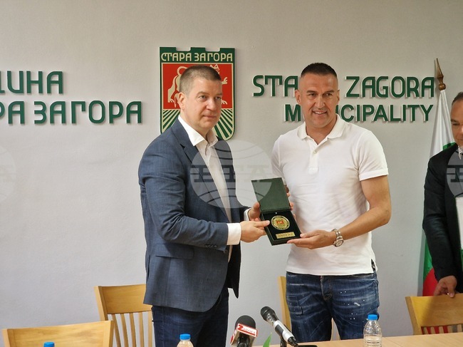 Мартин Камбуров получи „Почетен знак на Стара Загора“