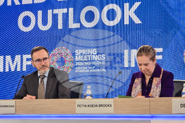 САЩ - Вашингтон - Международен валутен фонд - пресконференция