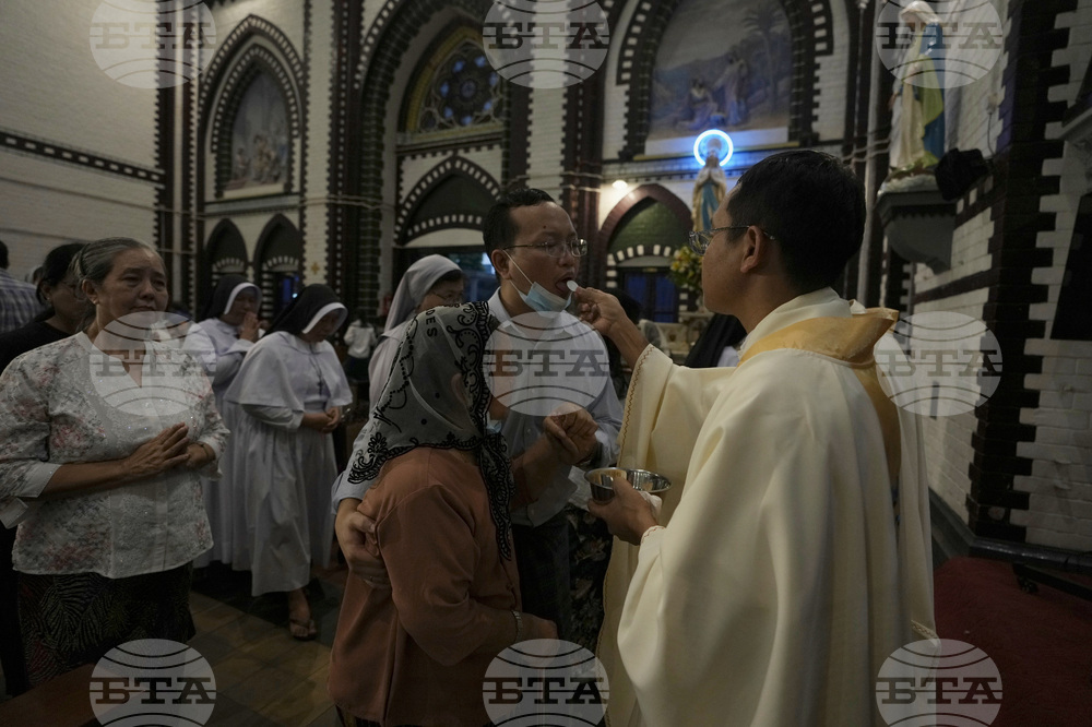 Myanmar Obit Pope Francis Global Reax