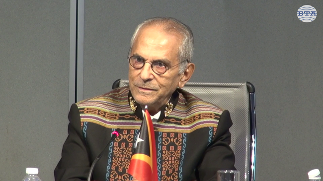 Източен Тимор е оазис на спокойствието - без политическо, етническо или религиозно насилие, заяви президентът Жозе Рамос-Орта