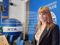 Национален пресклуб на БТА София - пресконференция - Дияна Георгиева