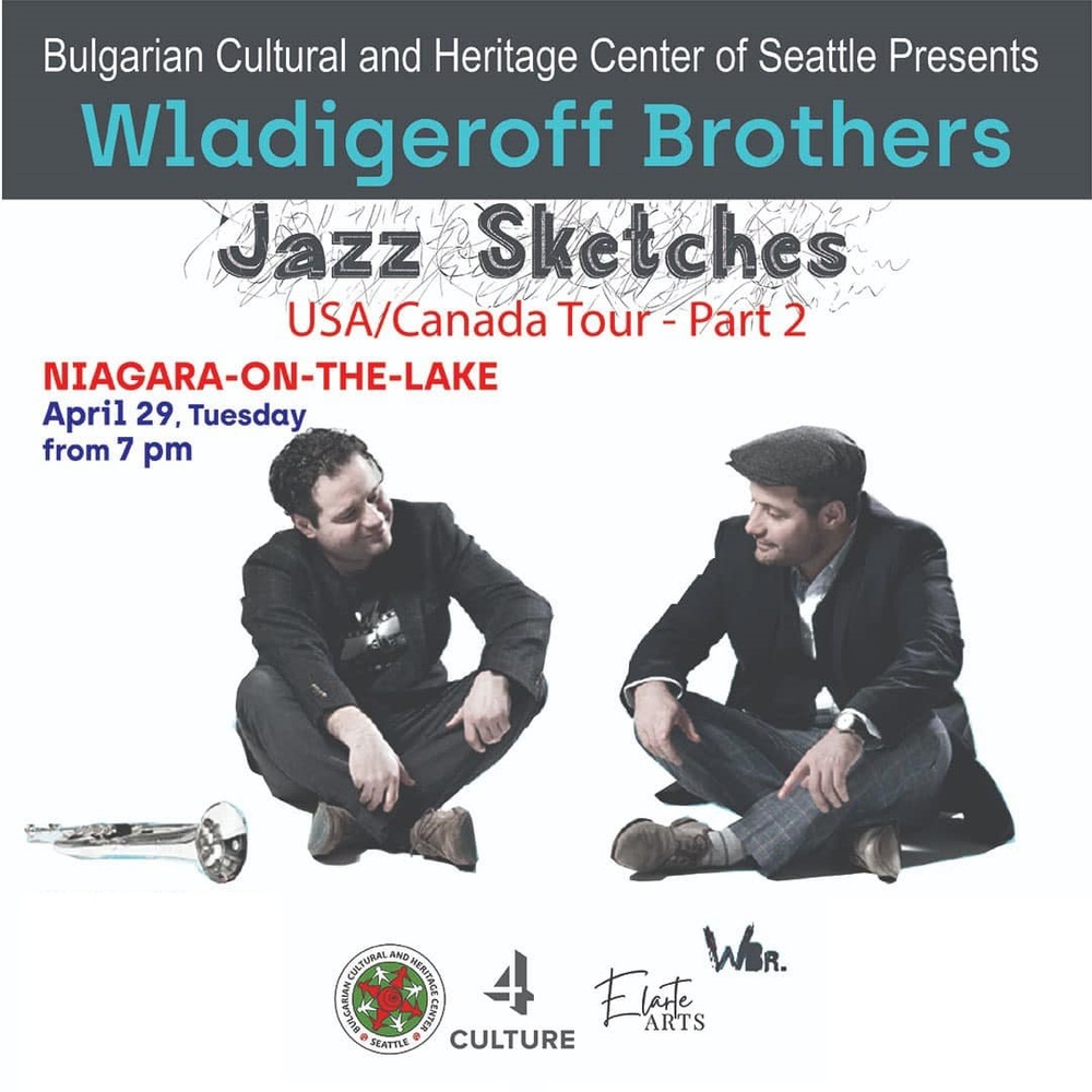 Jazz Duet Wladigeroff Brothers to Begin North America Tour in Niagara-on-the-Lake