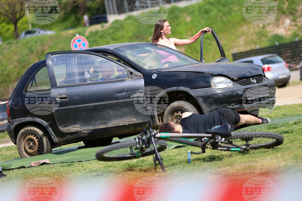 Благоевград - Американски университет - пожаро-тактическо учение