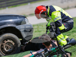 Благоевград - Американски университет - пожаро-тактическо учение