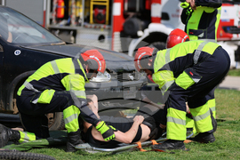 Благоевград - Американски университет - пожаро-тактическо учение