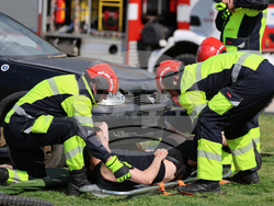 Благоевград - Американски университет - пожаро-тактическо учение