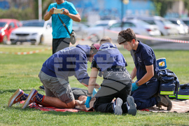 Благоевград - Американски университет - пожаро-тактическо учение