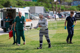 Благоевград - Американски университет - пожаро-тактическо учение