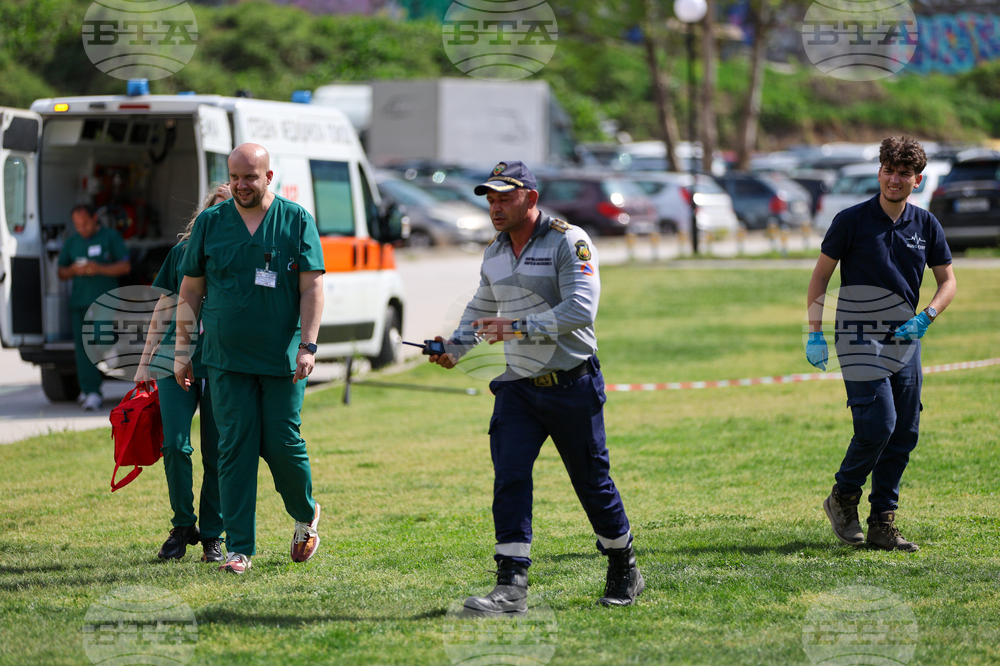 Благоевград - Американски университет - пожаро-тактическо учение