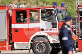 Благоевград - Американски университет - пожаро-тактическо учение