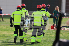 Благоевград - Американски университет - пожаро-тактическо учение