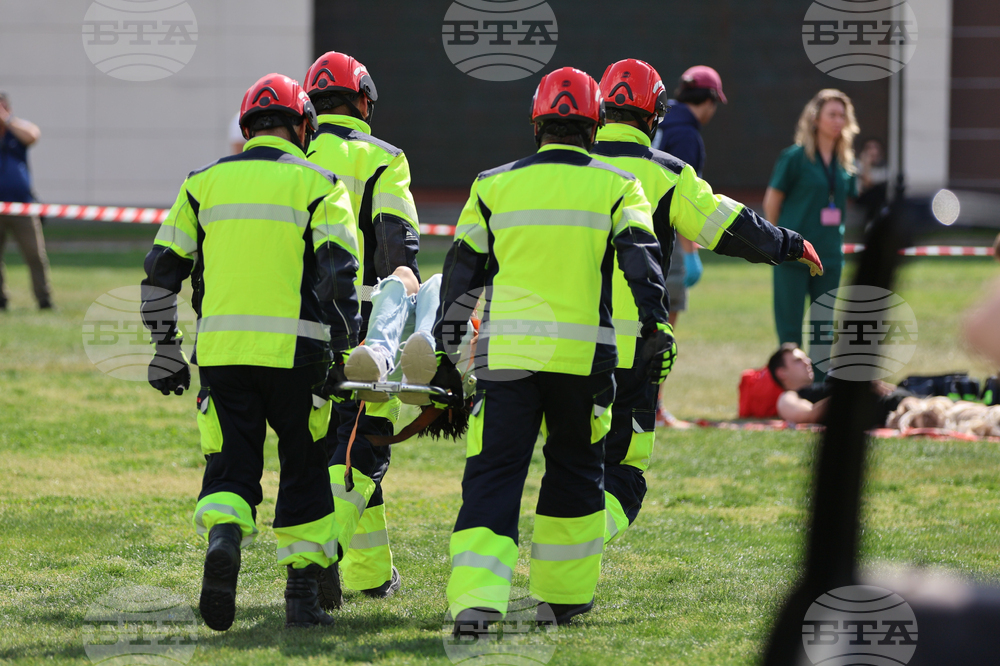 Благоевград - Американски университет - пожаро-тактическо учение