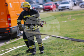 Благоевград - Американски университет - пожаро-тактическо учение