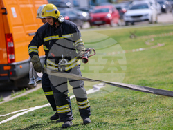 Благоевград - Американски университет - пожаро-тактическо учение