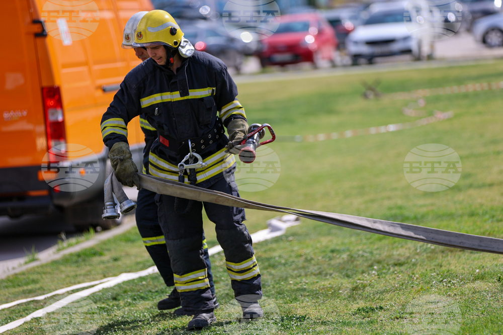Благоевград - Американски университет - пожаро-тактическо учение