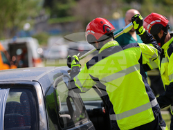 Благоевград - Американски университет - пожаро-тактическо учение