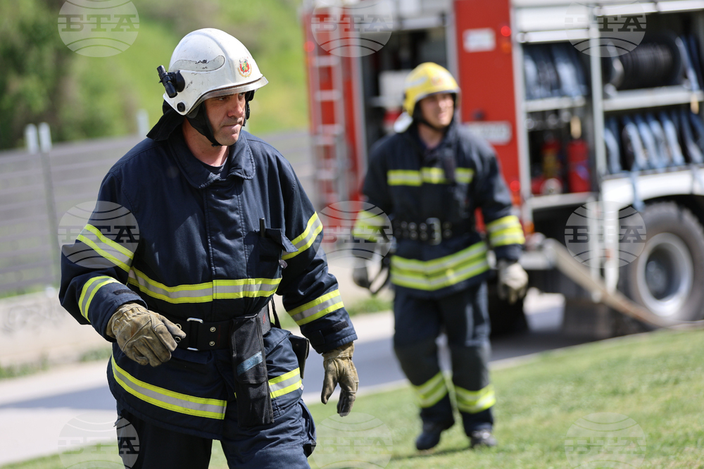 Благоевград - Американски университет - пожаро-тактическо учение